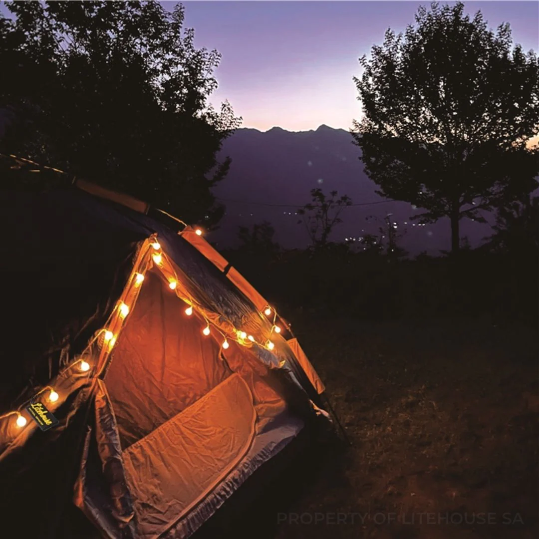 White Bubble Ball Solar Fairy Lights - Image 4