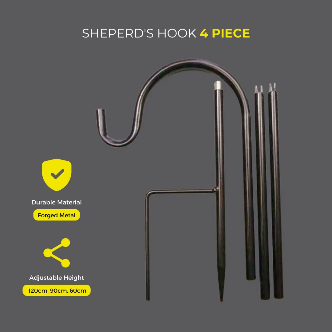 Shepherds Hook 120cm Adjustable - 2 Pack - Image 3