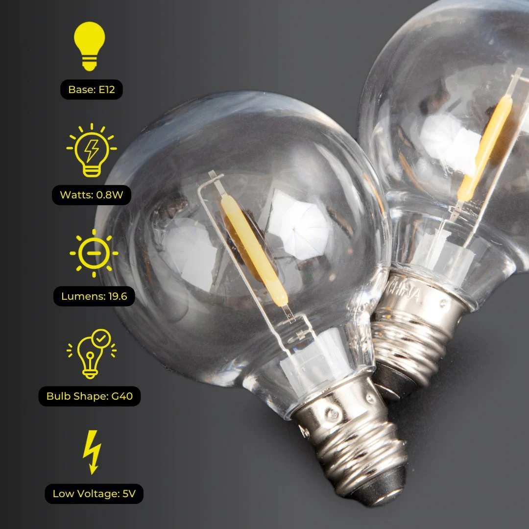Solar Mini Replacement Bulb - E12, 5V - Image 5