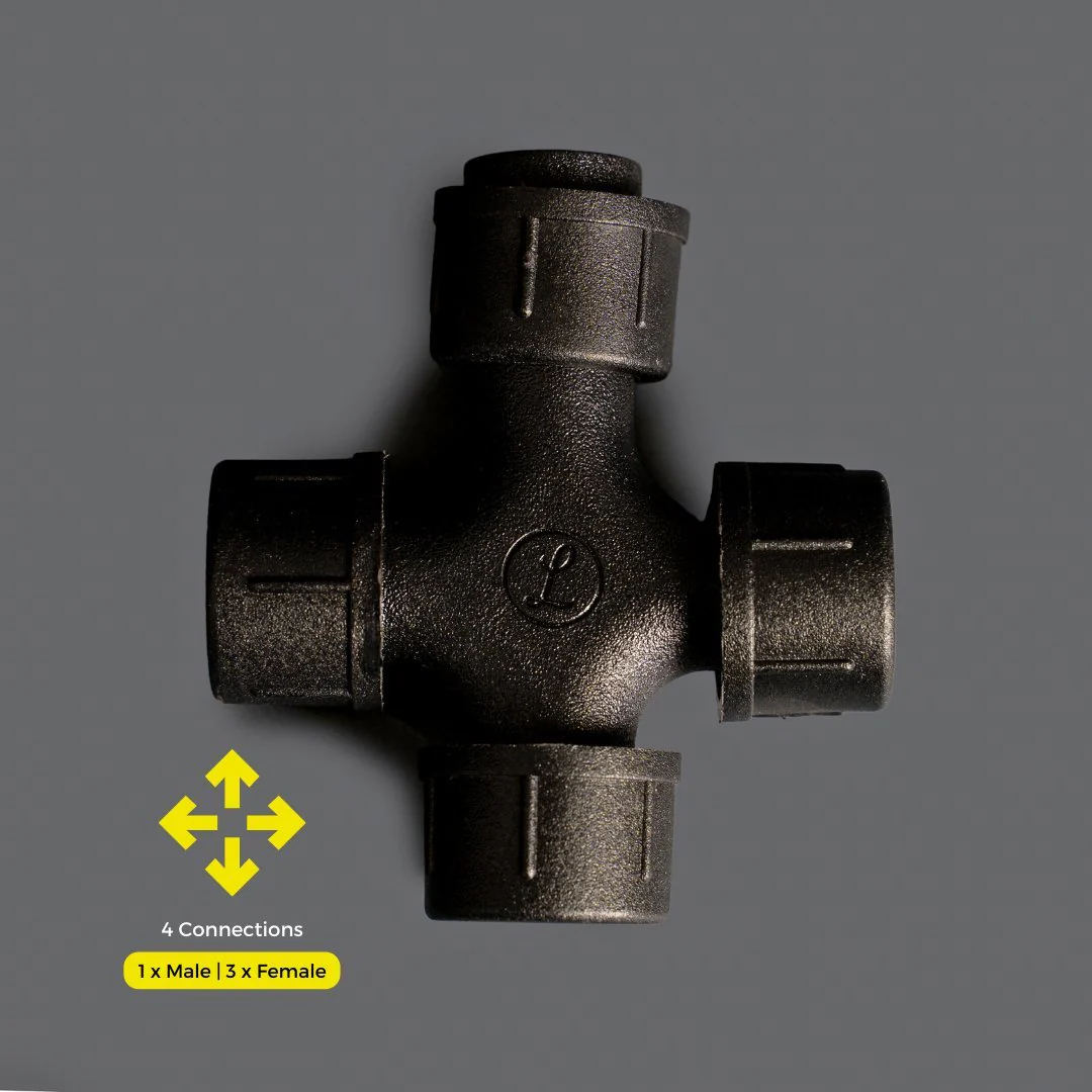 4-Way Connector for Plug-In Festoon Bulb String Lights - 220-240V - Image 10