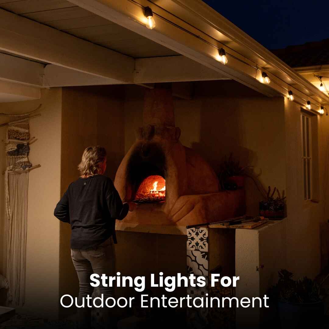 Solar Festoon Bulb String Lights - Image 13
