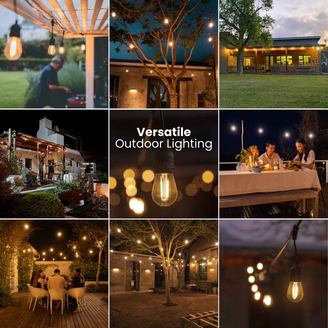 Plug-In Festoon Bulb String Lights - Image 8