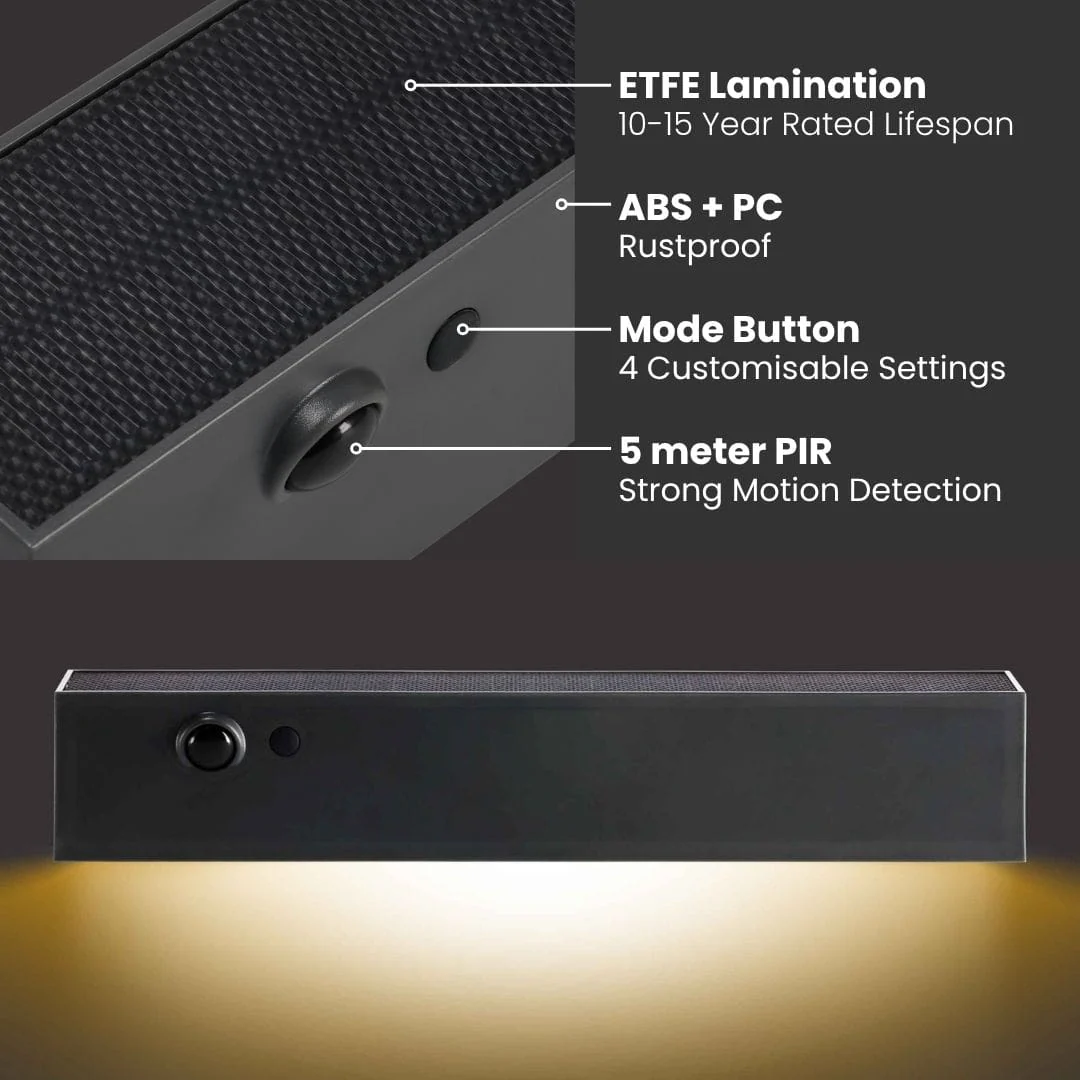 Solar Wall Light with Motion Sensor - Image 6