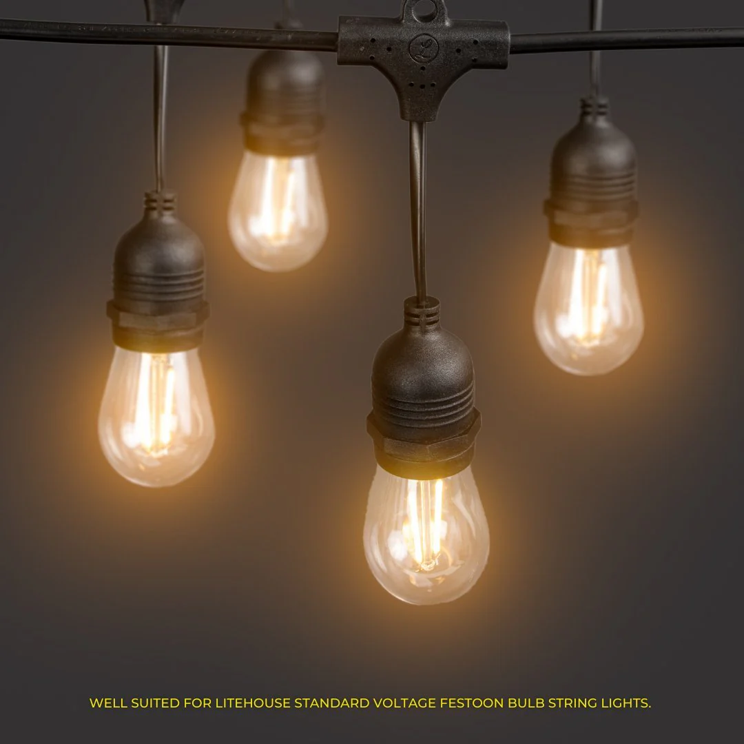 Plug-In Festoon Replacement Bulb - Traditional LED Bulb (S14, E27, 220-240) - Image 6