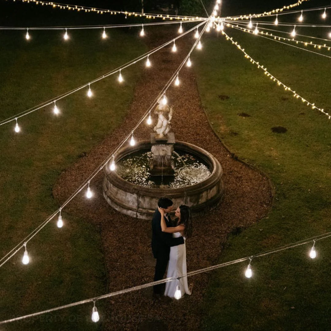 Plug-In Festoon Bulb String Lights - White - Image 10
