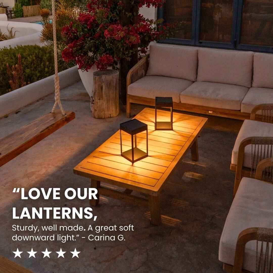 Luxury Metal Solar Lantern - Image 11
