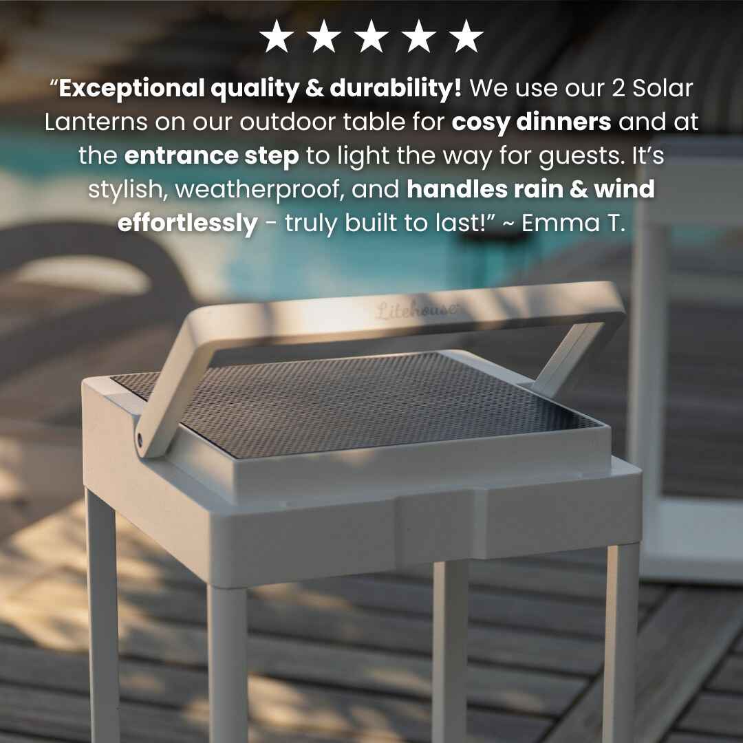 Luxury Metal Solar Lantern - Image 25