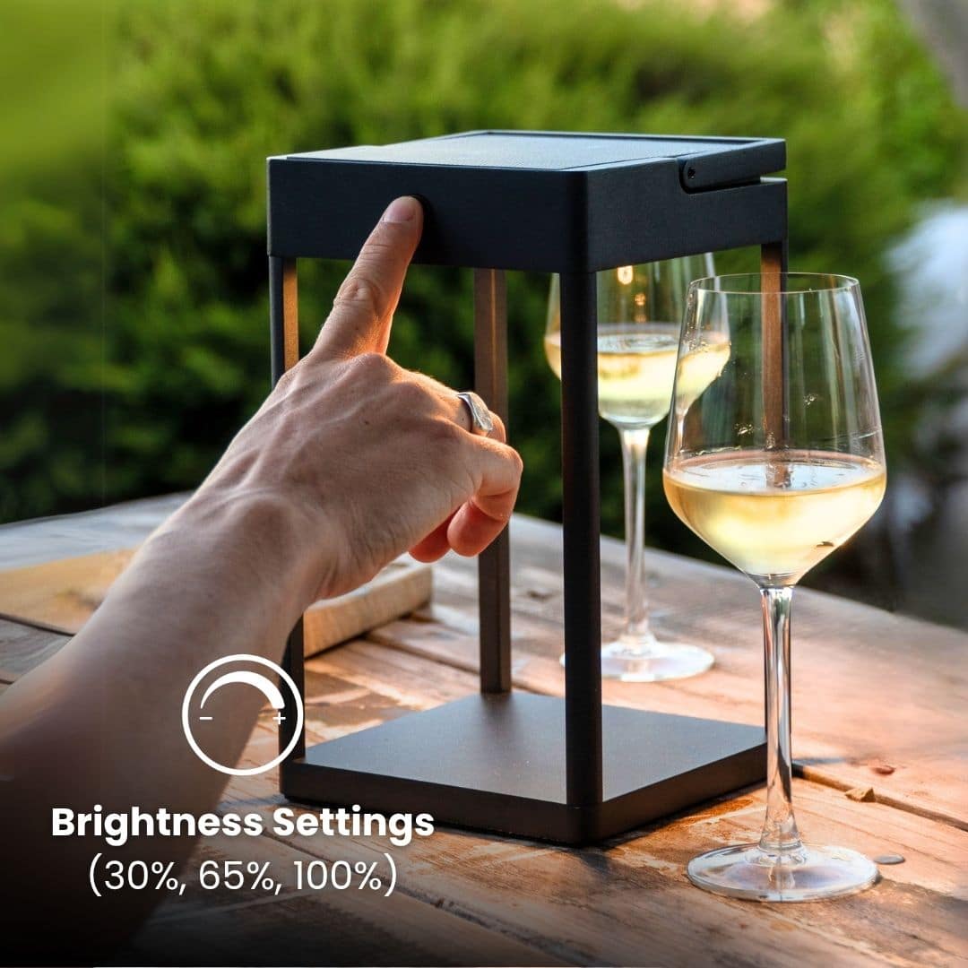 Luxury Metal Solar Lantern - Image 9