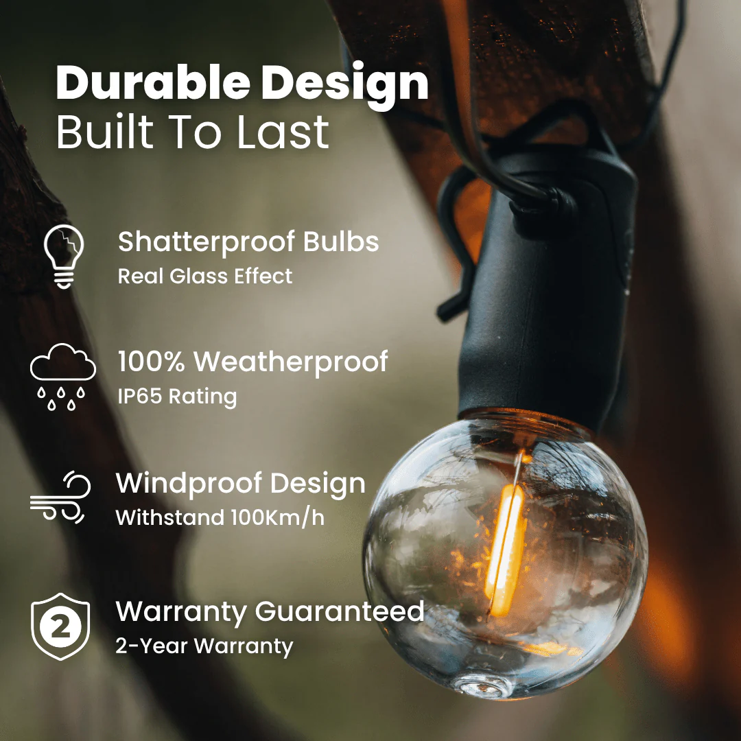 Plug-In Mini Bulb String Lights - Image 3