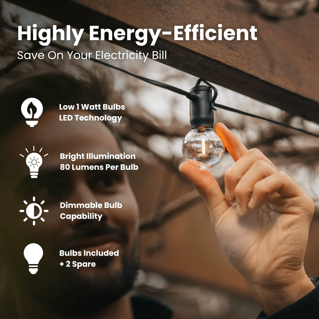 Plug-In Mini Bulb String Lights - Image 8
