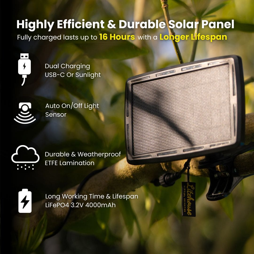 Solar Mini Bulb String Lights - Image 8